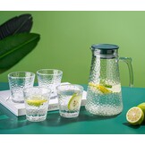 Glazenset 5-delig | Karaf met 4 waterglazen