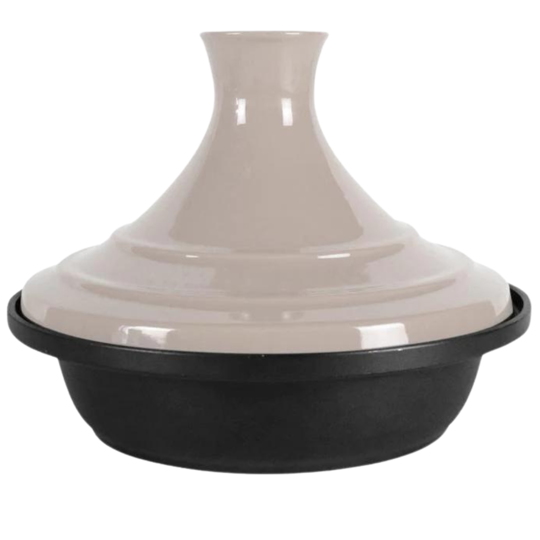 Tajine pan - Tanger - Taupe - Keramisch - anti-aanbaklaag