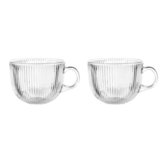 Mokken glazenset van 2 | Lines