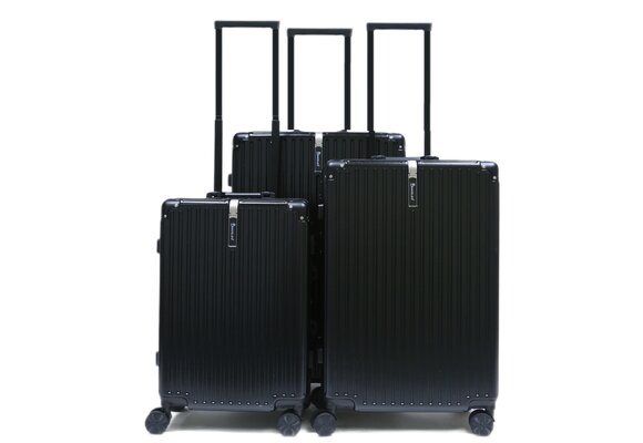Kofferset Robusto - 3 delig | Aluminium Black - TSA