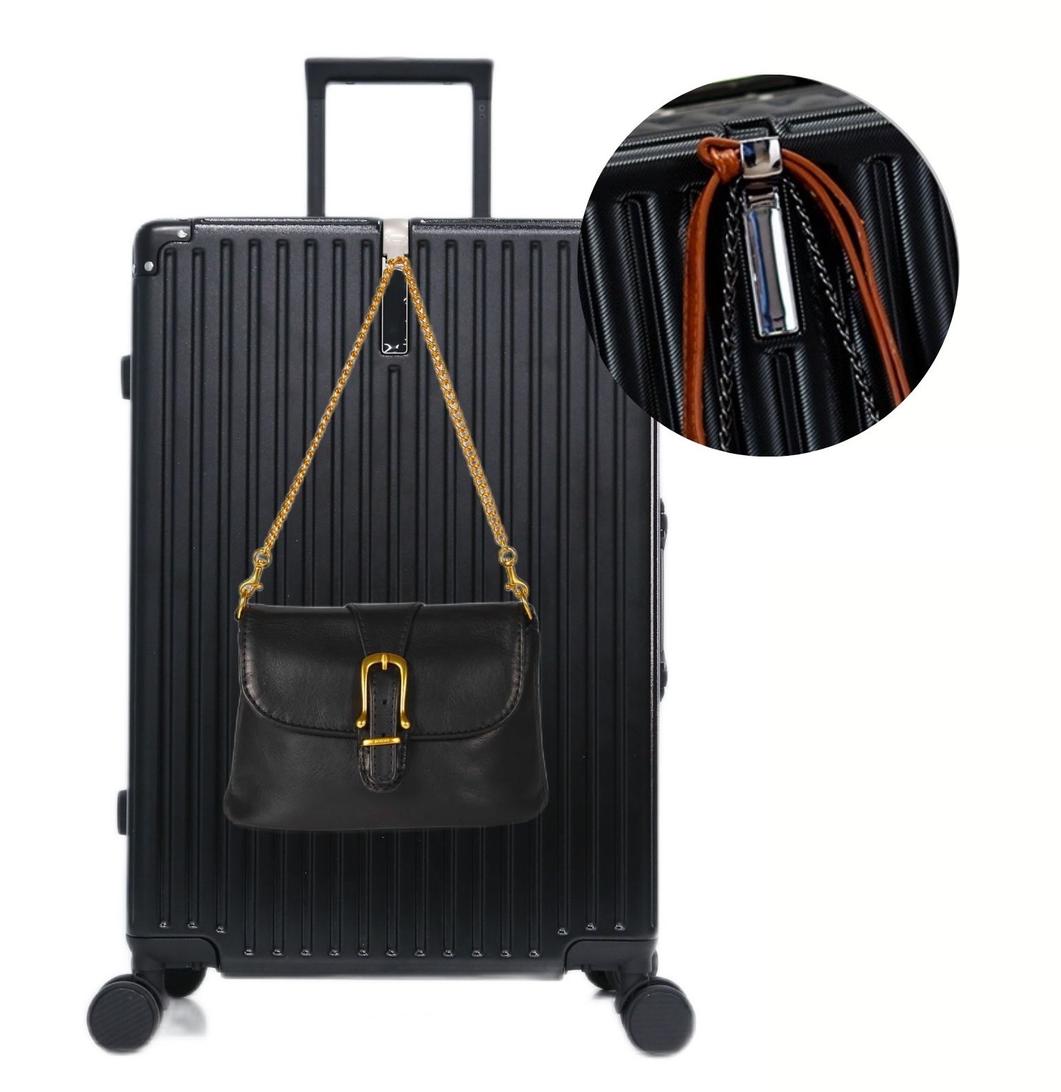 Kofferset Robusto - 3 delig | Aluminium Black - TSA