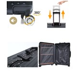 Kofferset Robusto - 3 delig | Aluminium Black - TSA