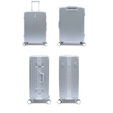 Kofferset Robusto - 3 delig | Aluminium Silver - TSA