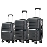 Reiskofferset Stark - 3 delig | Lichtgewicht - Zwart