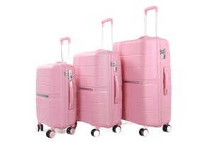 Reiskofferset Stark - 3 delig | Lichtgewicht - Roze