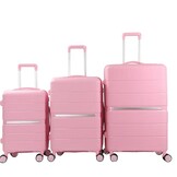 Reiskofferset Stark - 3 delig | Lichtgewicht - Roze