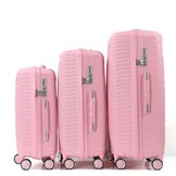 Reiskofferset Stark - 3 delig | Lichtgewicht - Roze