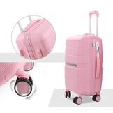 Reiskofferset Stark - 3 delig | Lichtgewicht - Roze