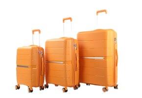 Reiskofferset Stark - 3 delig | Lichtgewicht - Oranje