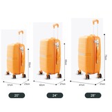 Reiskofferset Stark - 3 delig | Lichtgewicht - Oranje