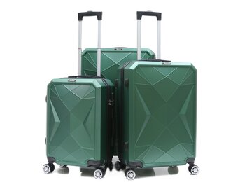 Reiskofferset Fort - 3 delig | Lichtgewicht - Groen