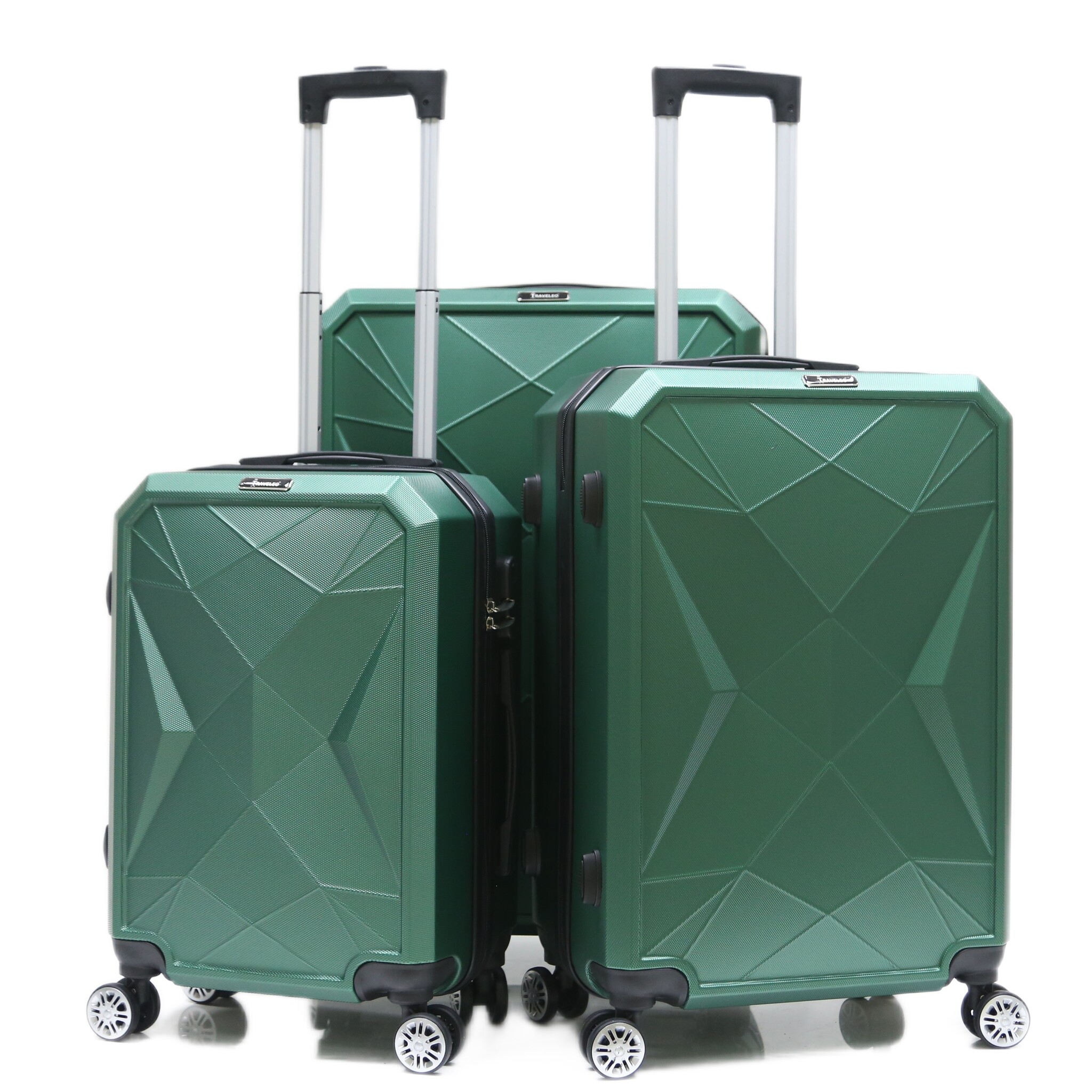 Reiskofferset Fort - 3 delig | Lichtgewicht - Groen