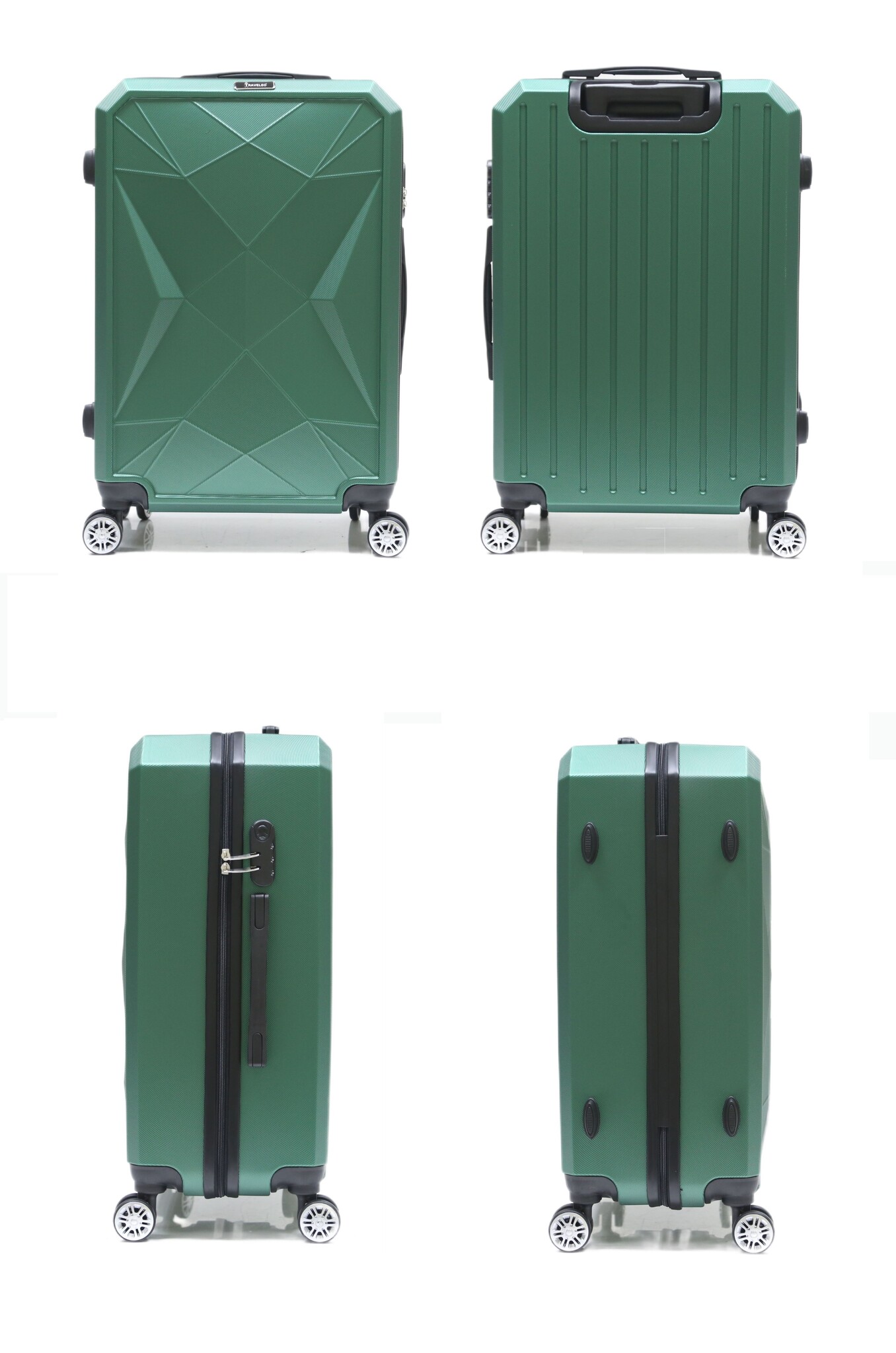 Reiskofferset Fort - 3 delig | Lichtgewicht - Groen