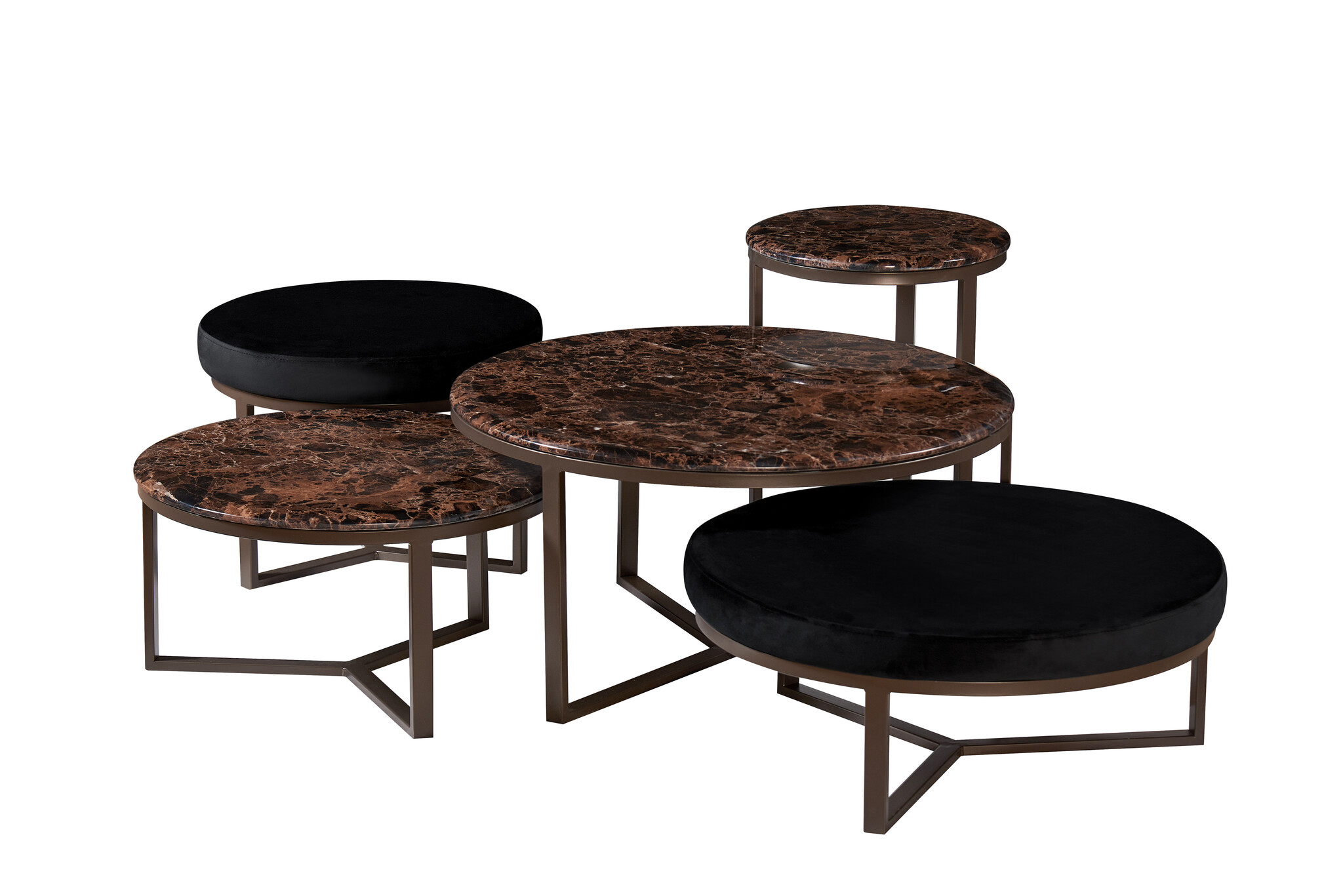 Salontafel Belmonte 5 delig | Mix & Match