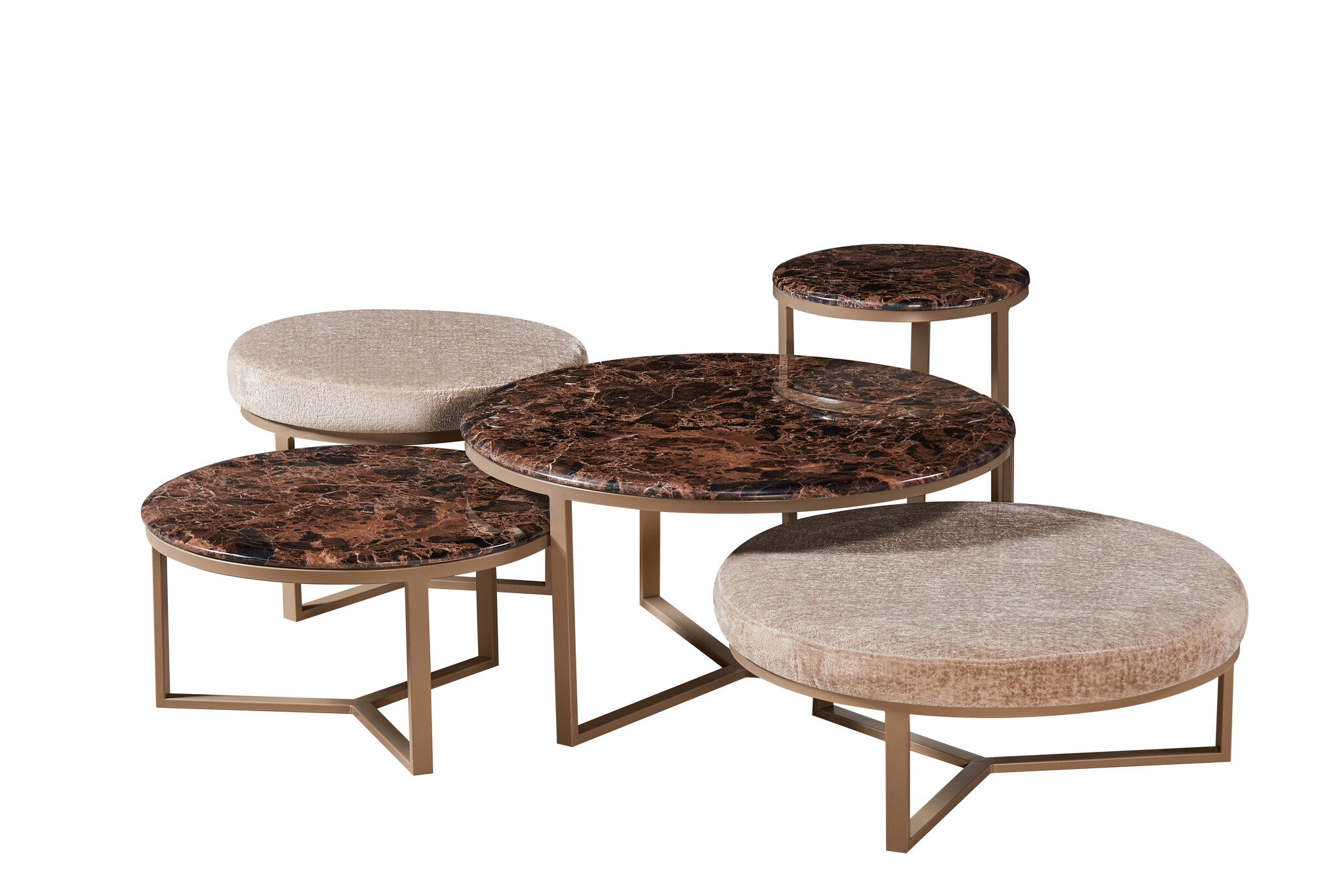 Salontafel Belmonte 5 delig | Mix & Match