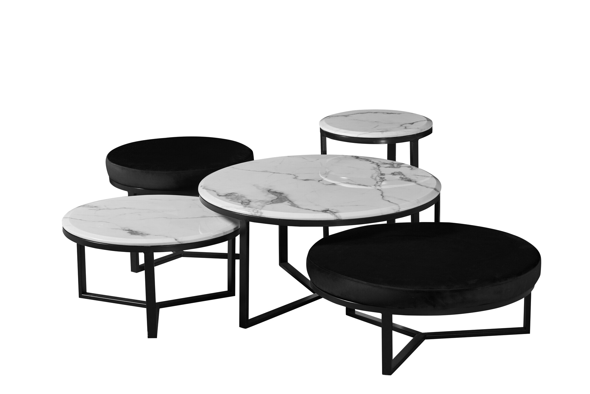 Salontafel Belmonte 5 delig | Mix & Match