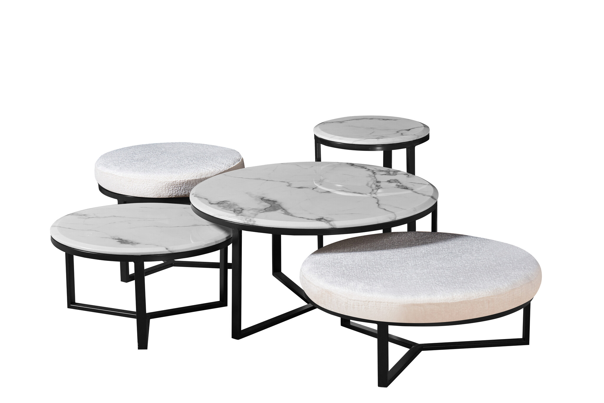 Salontafel Belmonte 5 delig | Mix & Match