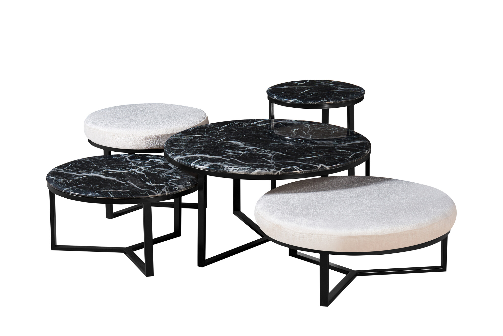 Salontafel Belmonte 5 delig | Mix & Match