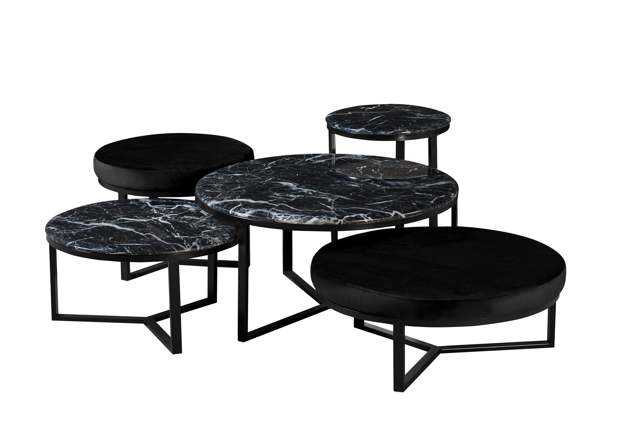 Salontafel Belmonte 5 delig | Mix & Match