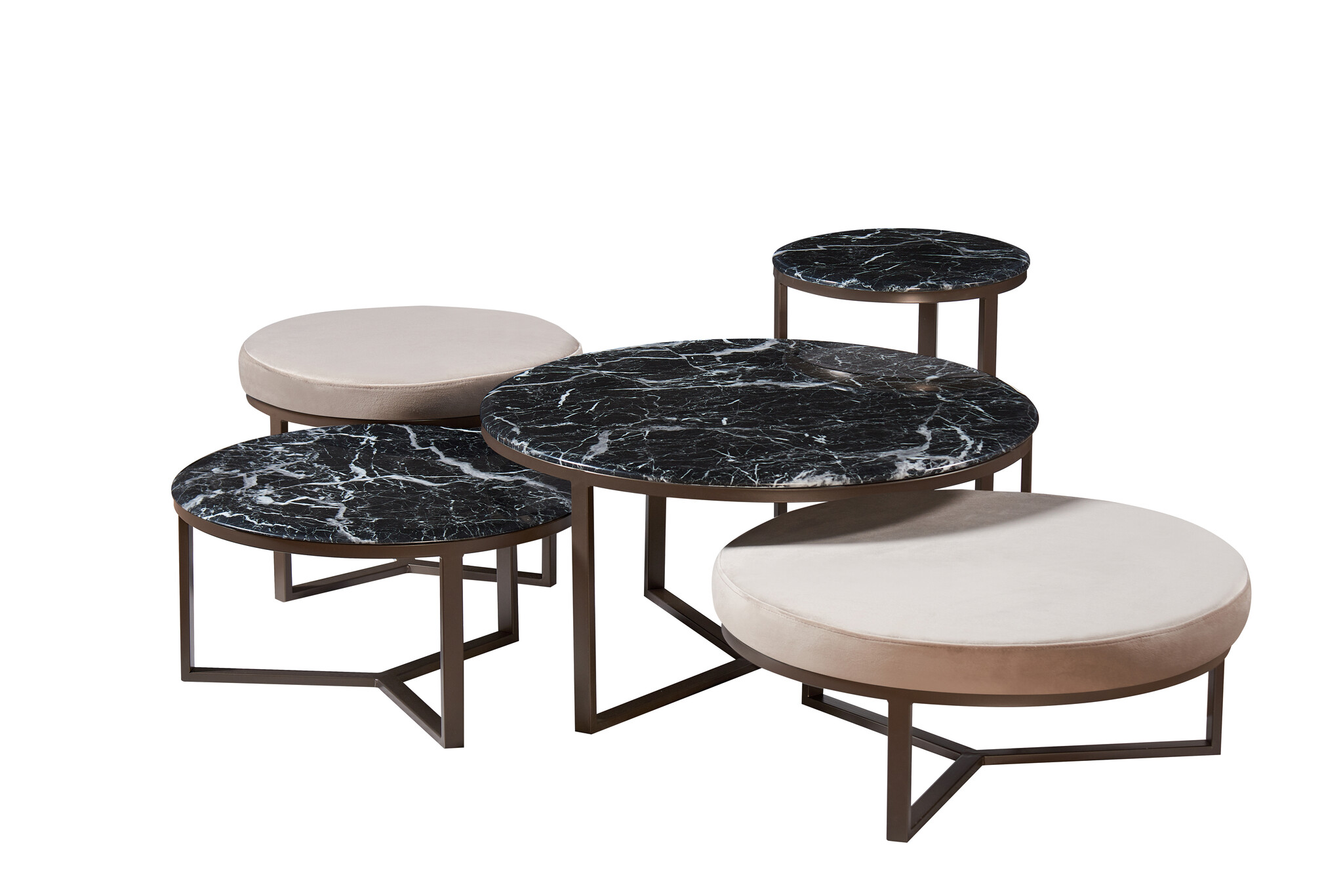 Salontafel Belmonte 5 delig | Mix & Match