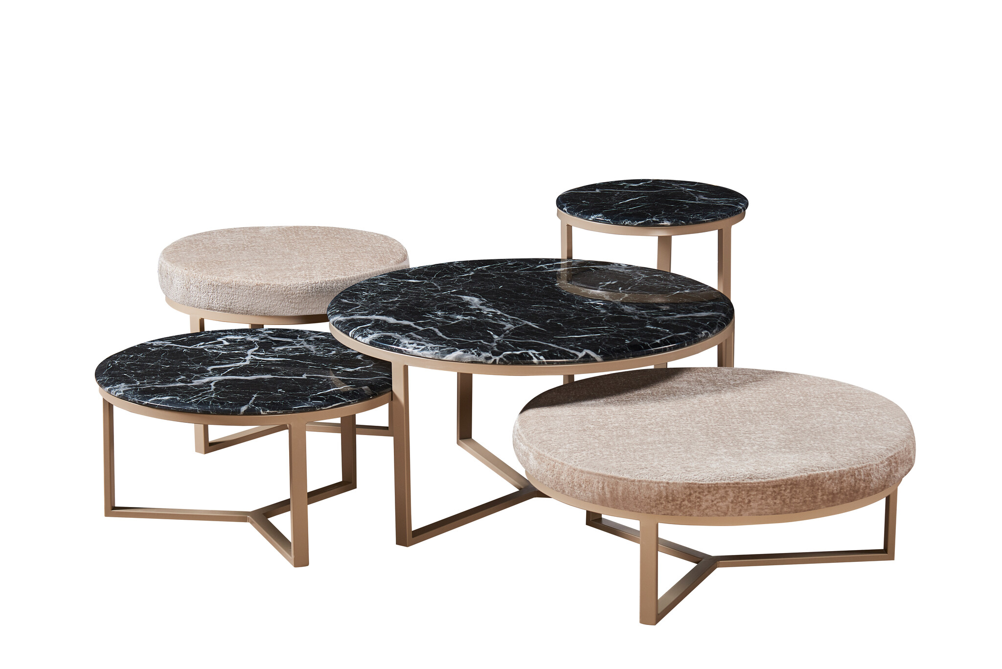 Salontafel Belmonte 5 delig | Mix & Match