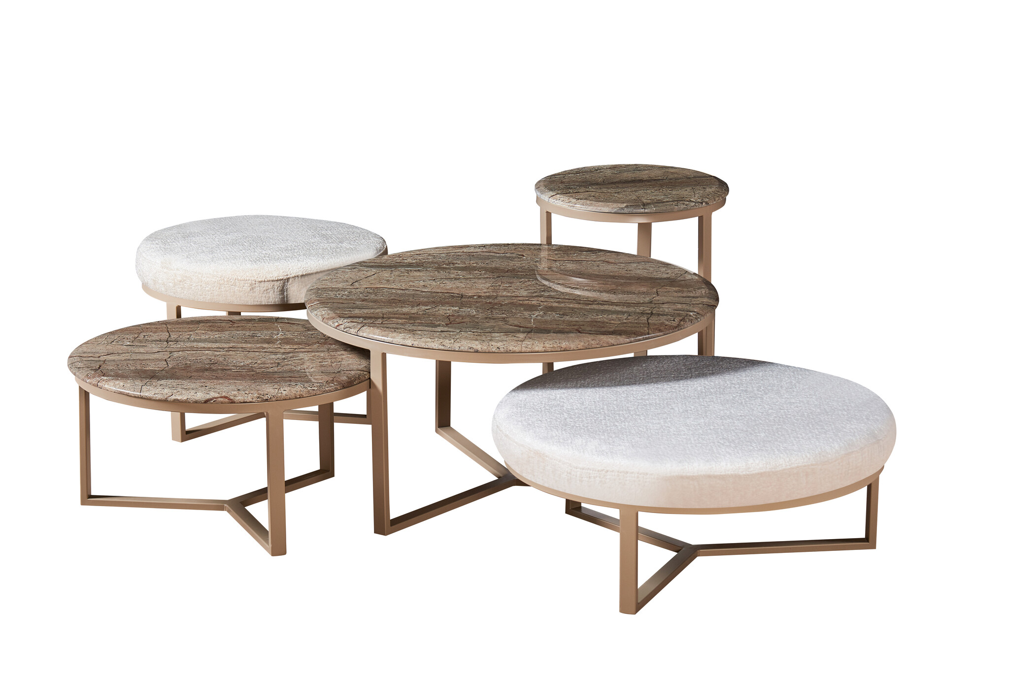 Salontafel Belmonte 5 delig | Mix & Match