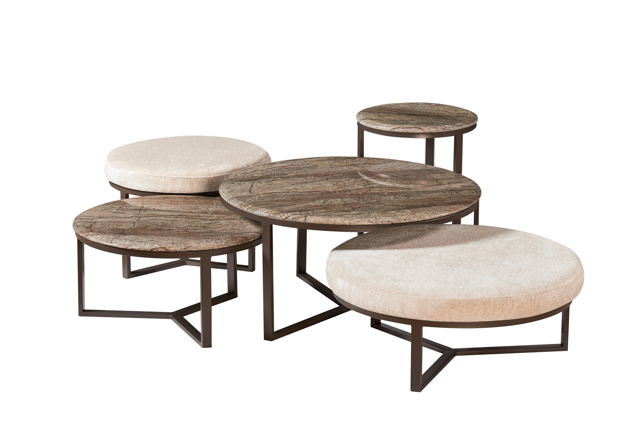 Salontafel Belmonte 5 delig | Mix & Match