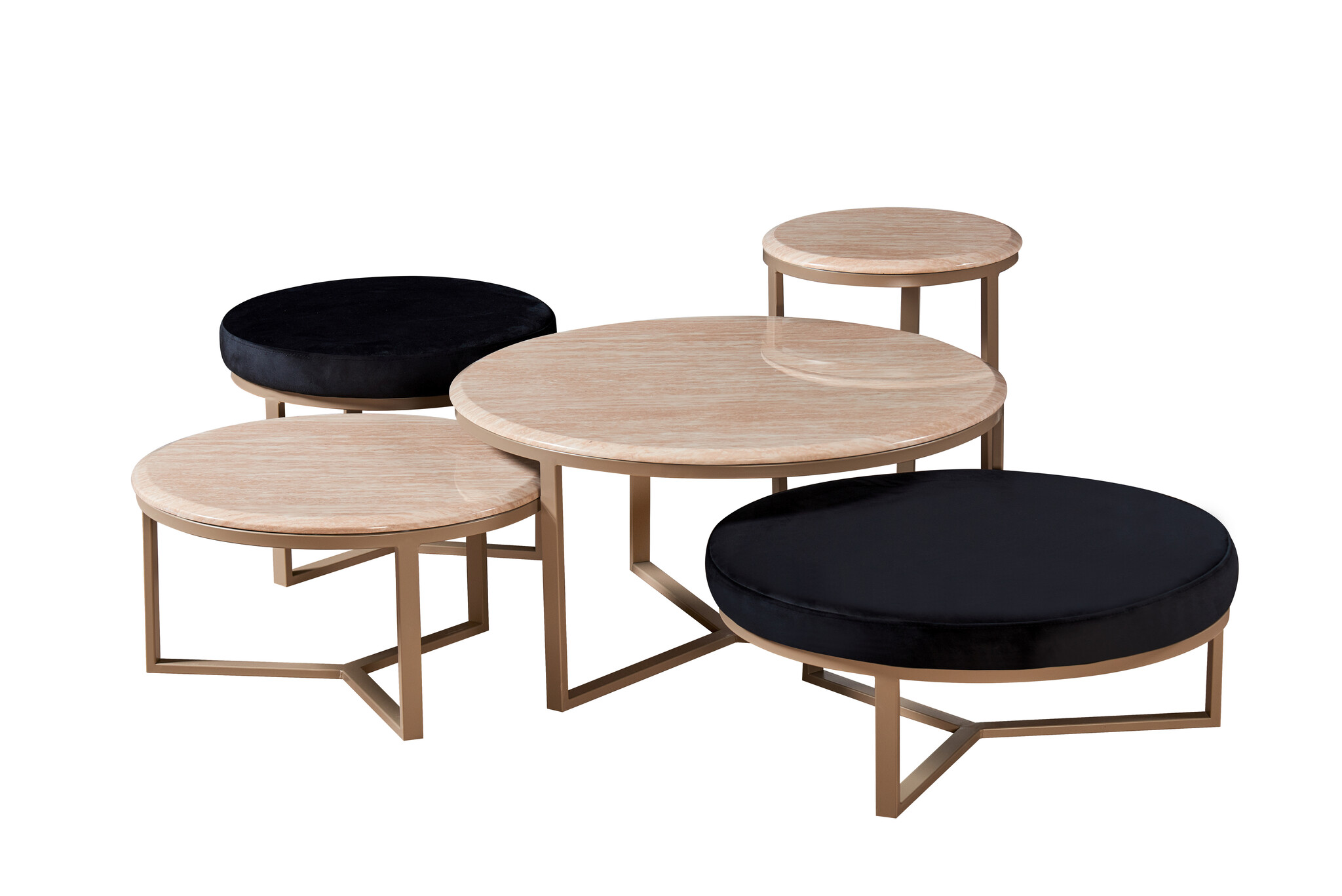 Salontafel Belmonte 5 delig | Mix & Match