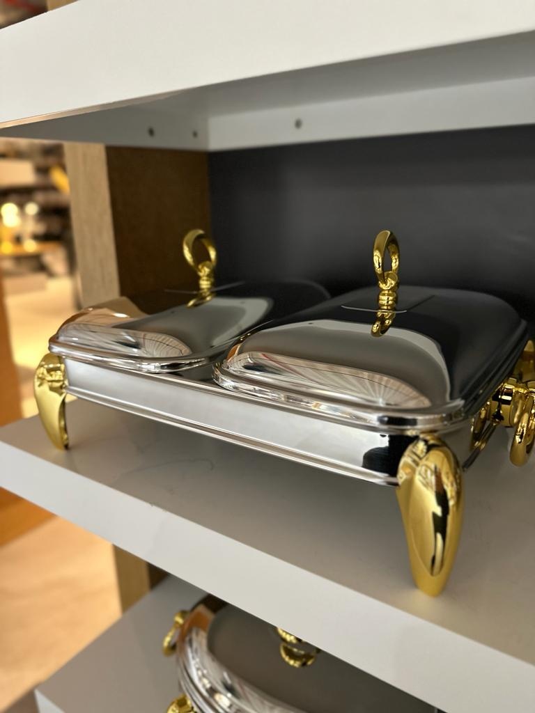 Calef Rechaud 2x 1,5 Liter Zilver Goud | 500