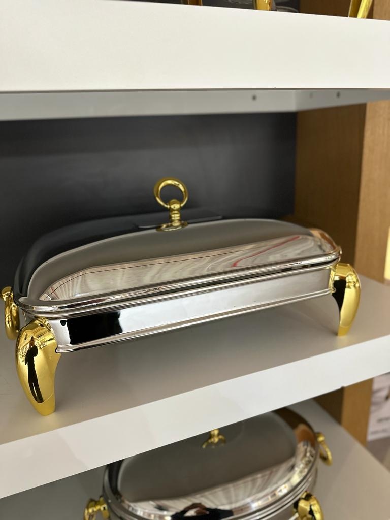 Calef Rechaud 3 Liter - Zilver Goud | 207