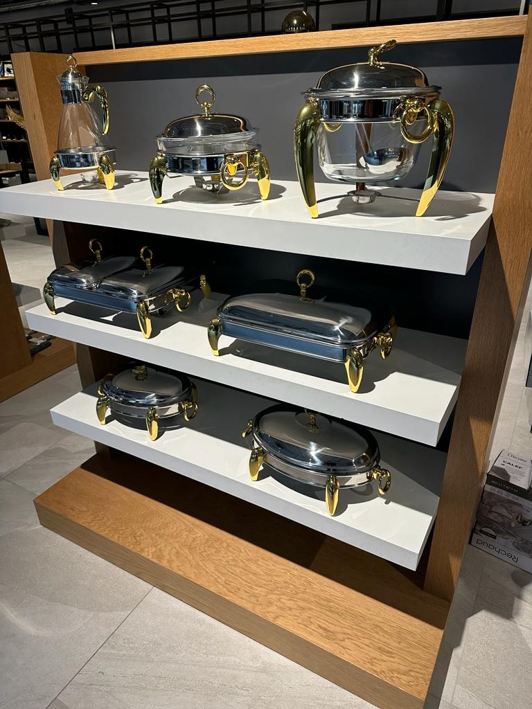 Calef Rechaud 3 Liter - Zilver Goud | 207