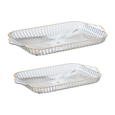 Kunststof schalen set Bursa | Goud 2-delig