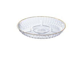 Kunststof Schaal Bursa | 4-vaks goud