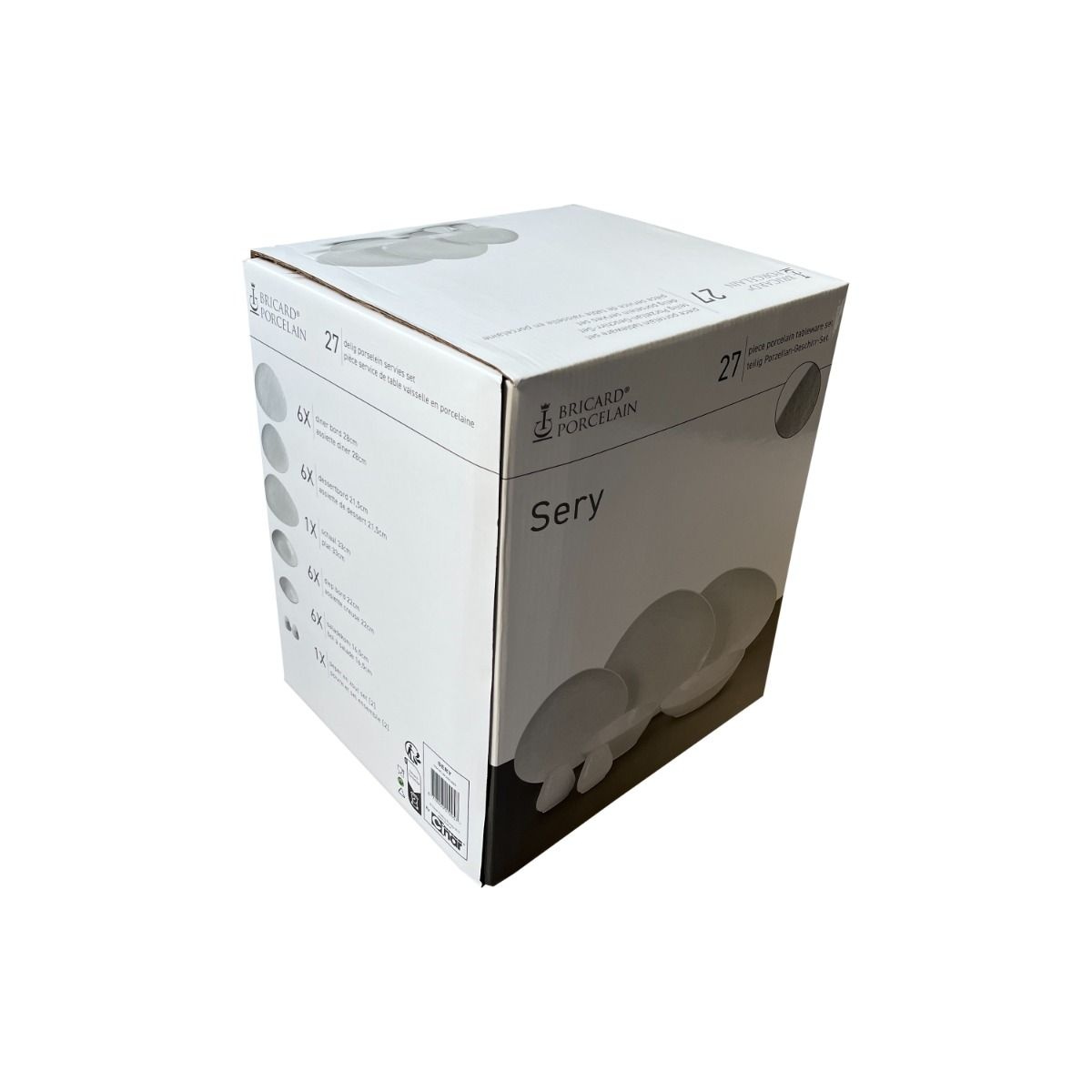 Bricard Sery serviesset 27-delig Wit