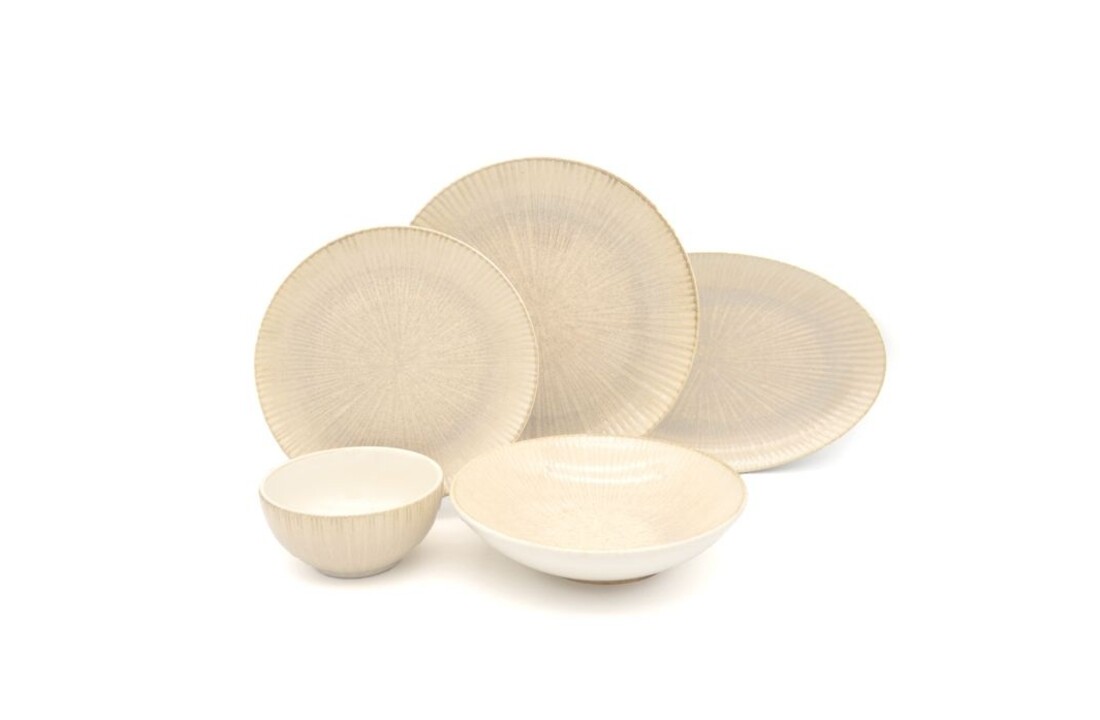 Bricard Amilly serviesset 25 delig Crème | 6 persoons