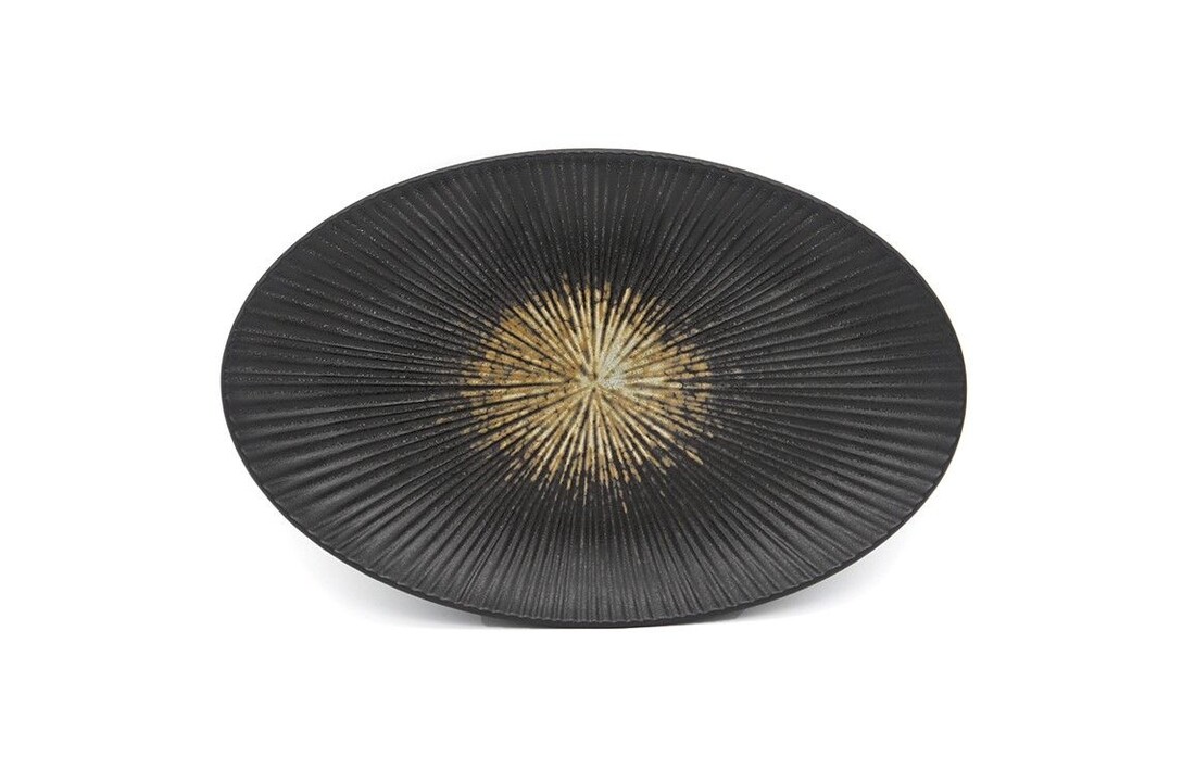 Bricard Amilly serviesset 25 delig Zwart Oker| 6 persoons