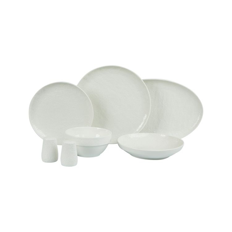 Bricard Porcelain Valance serviesset 27 delig - wit | 6 persoons