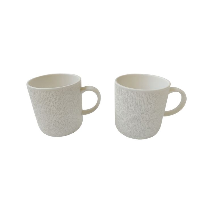 Bricard - Valance - Mokkenset - Mat Wit 2 delig