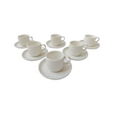 Bricard - Valance - Koffieset  - Wit 12 delig