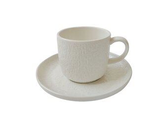 Bricard - Valance - Koffieset  - Wit 12 delig