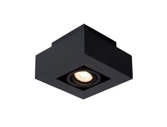 Moderne Plafondspot Quadrado - dimbaar 1x5W | Zwart