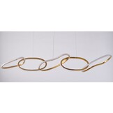 Design hanglamp Yara - Goud incl. Led - 120 cm