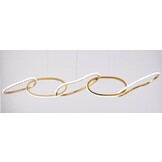 Design hanglamp Yara - Goud incl. Led - 120 cm