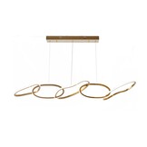 Design hanglamp Yara - Goud incl. Led - 120 cm