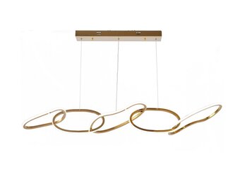 Design hanglamp Yara - Goud incl. Led