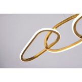 Design hanglamp Yara - Goud incl. Led - 120 cm