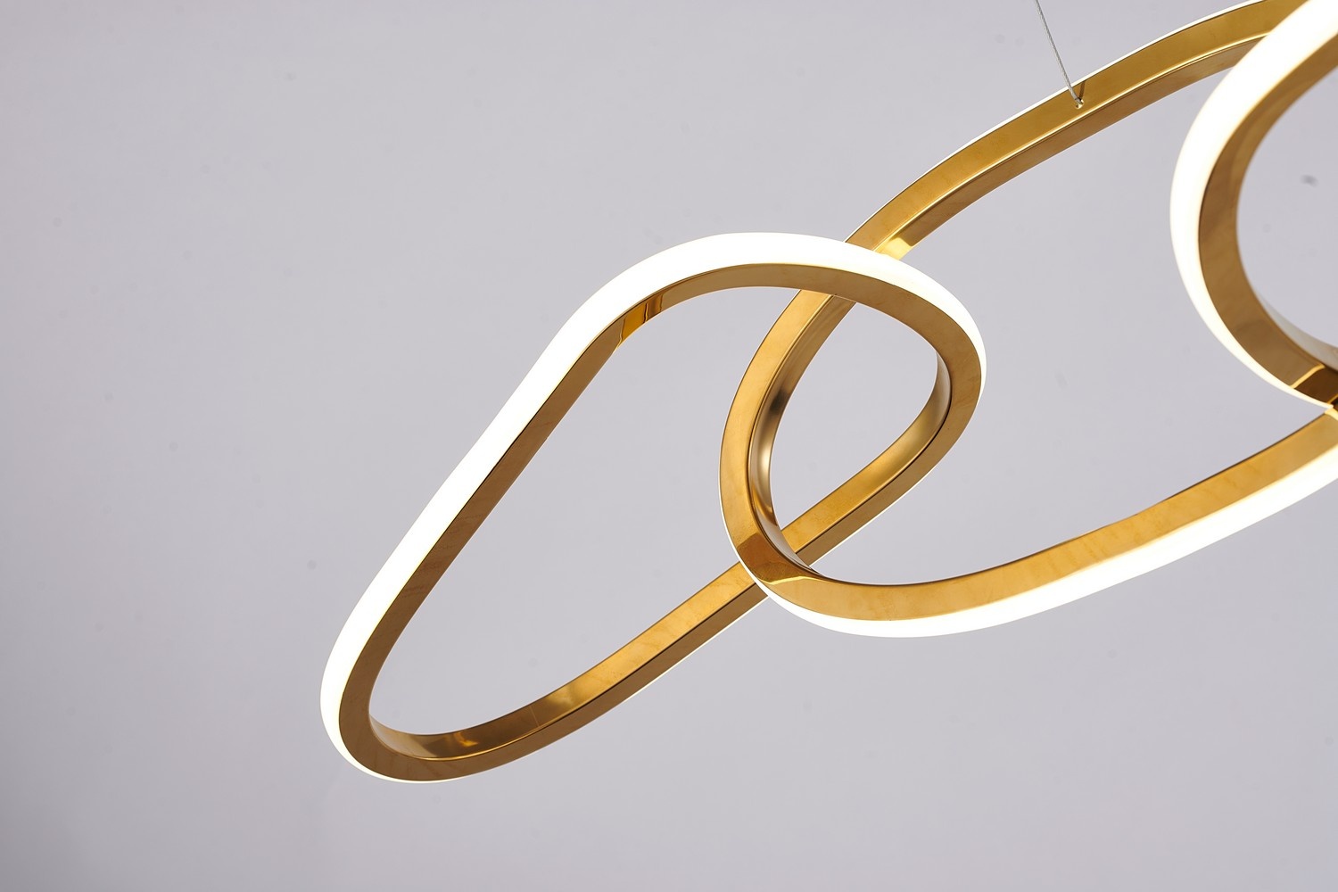 Design hanglamp Yara - Goud incl. Led - 120 cm