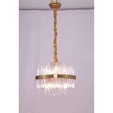 Hanglamp Amira Transparant/Goud | Ø 40 cm