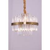 Hanglamp Amira Transparant/Goud | Ø 40 cm
