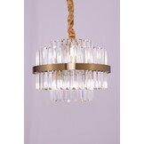 Hanglamp Amira Transparant/Goud | Ø 40 cm